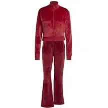 adidas Glam Velvet Trainingsanzug Rot XXS