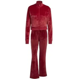 adidas Glam Velvet Trainingsanzug Rot XXS