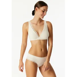 SCHIESSER Unique Cotton Soft BH mit Spitze Weiß 85A
