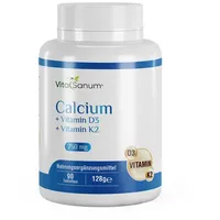 VitaSanum® - Calcium + Vitamin D3 + Vitamin K2 - 90 Tabletten