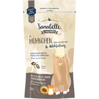 Bosch Tiernahrung Sanabelle Knusperkissen 55g Katzensnack Hühnchen und Spinat