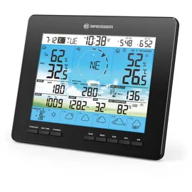 Bresser zusätzliche 7003210 6-Tage 4CAST Wetter-Center Farbdisplay mit Raumklimaindikator und integriertem Wecker mit Eiswarnfunktion Ersatz-Basisstation