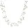 VALERO PEARLS Perlenkette unisize Silber/Weiß