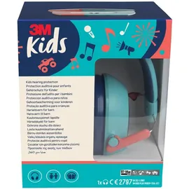 3M 3MTMGehörschutz für Kinder mit Gehörschutz PKIDSP-TEAL-E, türkis (87-98 dB), | Packung (1 Stück)