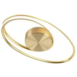 QAZQA Design Deckenleuchte Gold inkl. LED 3 Stufen dimmbar - Rowan