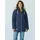 Dry Fashion Damen Steppmantel Wintermantel Göteborg - Winterjacke Steppjacke Winter Mantel für Frauen Atmungsaktiv Gefüttert in Navy Größe 38 - 38