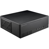 Silverstone Technology SST-ML11B - Milo Schmales und kompaktes Micro-ATX-Gehäuse, Unterstützt Netzteil im TFX-Formfaktor