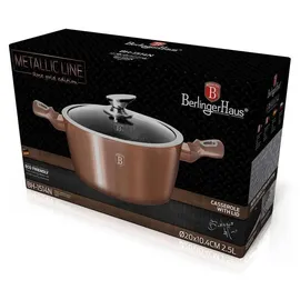 berlinger-haus Metallic Line Kochtopf 28 cm rund