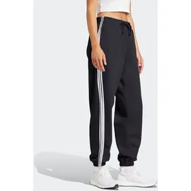 adidas Essentials 3-Streifen French Terry Cuffed Joggers Black / White 2XL