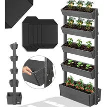Kesser Hochbeet mit Etagen 60 x 30 cm Grau