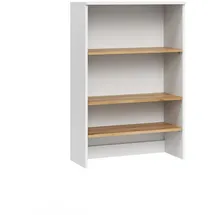 Vicco Badschrank, Weiß, Eiche Artisan, Holzwerkstoff, 3 Fächer, Rechteckig, 68x100.4x29 cm