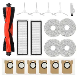 Spofan Zubehör für X20 1 Hauptbürste/4 Seitenbürsten/2 Hepa Filter/4 Wischtücher/6 Staubbeutel/1 Reinigungsbürste