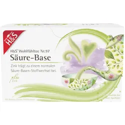 H&S Wohlfühltee Säure-Base mit Zink