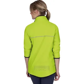 TRIGEMA Trainingsjacke TRIGEMA "TRIGEMA Praktische Sportjacke aus Microfaser", Damen, Gr. XL, gelb (lemon), 92% Polyester, 8% Elasthan, Jacken