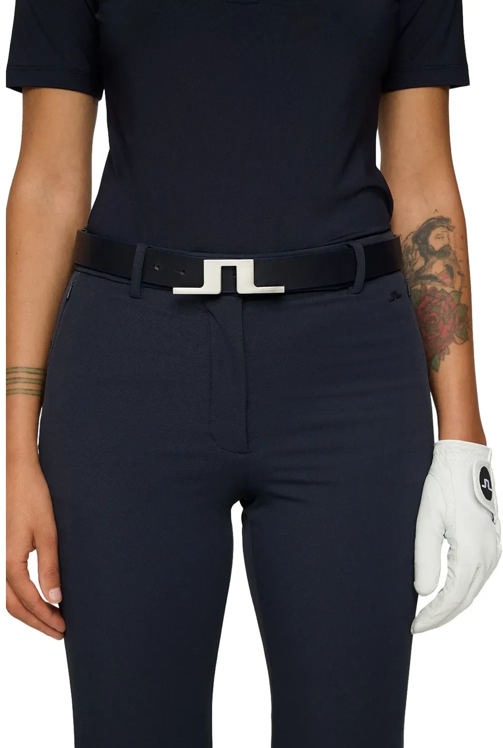 J. LINDEBERG Hose Lei Fleece Twill, navy