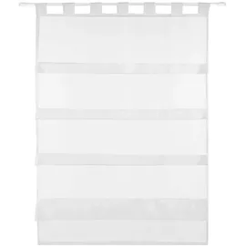 BestLivings Sky Gardine Raffoptik Schlaufe 80 x 110 cm weiß