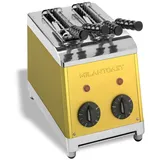 Milantoast Sandwichtoaster mit Zangen Gold