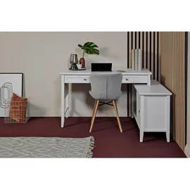 Jahnke Eckschreibtisch CLASSIC C 145 E Weiß