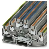 Phoenix Contact Schutzleiter-Reihenklemme 5, 2 mm, grau PT 2,5-PE/L/N