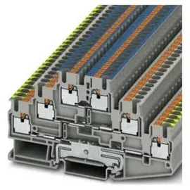 Phoenix Contact Schutzleiter-Reihenklemme 5, 2 mm, grau PT 2,5-PE/L/N