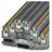 Phoenix Contact Schutzleiter-Reihenklemme 5, 2 mm, grau PT 2,5-PE/L/N