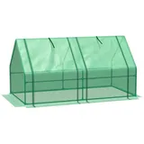 Outsunny Gewächshaus mit Stecksystem Aufbau 90L x x 90H cm