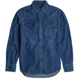 G-Star Dakota Slim Langarmhemd Blau S