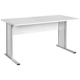 MÖBELPARTNER Schreibtisch Serie 4000 Lichtgrau