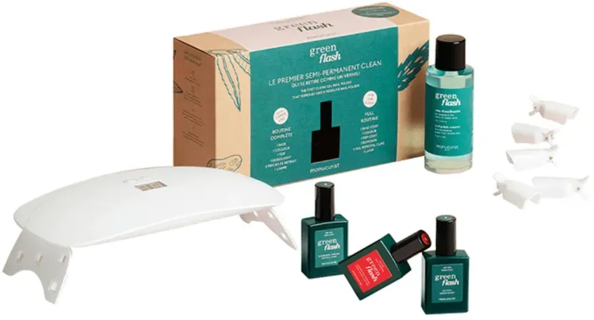 Manucurist Green Flash Routine Kit - Poppy Red (5 )