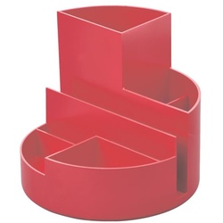 MAUL Schreibtischorganizer »MAULrundbox« rot, 14x14 cm