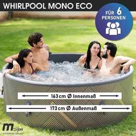 Brast MSPA Mono Ø173 x 65 cm Braun/Schwarz