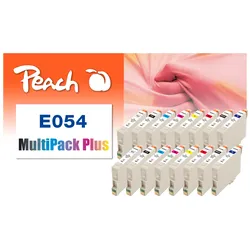 Peach Spar Pack Plus Tintenpatronen kompatibel zu Epson T054