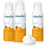 Allpresan Fuß Spezial Nr. 3 Schaum-Creme mit Mango Duft für sehr trockene Füße - Zur täglichen Fußpflege sehr trockener Haut - 3 x 125 ml