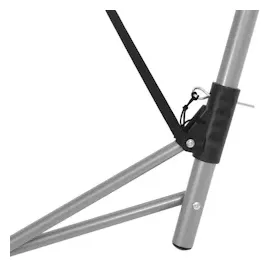 vidaXL Hängematte mit faltbarem Ständer Braun