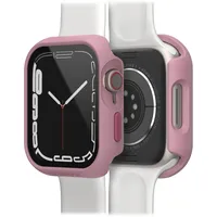 Otterbox Eclipse Bumper mit integrierter Displayschutzglas für Apple Watch Series 9/8/7 - 45mm, gehärtetes Glas, stoßfeste, sturzsichere und schlanke Schutzhülle für Apple Watch, Rosa