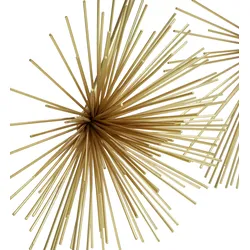 Wanddekoobjekt KAYOOM "Wanddeko Domizil 325", gold, B:80cm, Wanddekoobjekte, sorgfältige Handarbeit, Unikat, kunstvoll