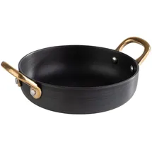 APS Serviertöpfchen Aluminium, und Messing, Ø 13,5 cm, H: 3,5 cm