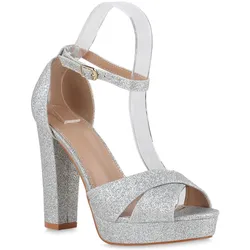 Damen High Heels in Silber