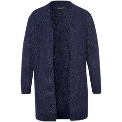 Long-Strickjacke Inkadoro blau, 54