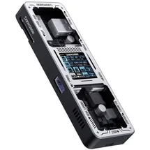DockCase USB-C® Dockingstation DPR71S-EB Passend für Marke Dockingstations: Universal integriertes Display, inkl. Ladefunktion,