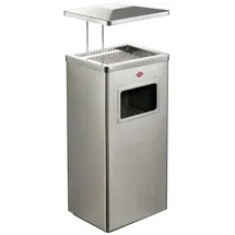 Wesco Standascher mit Dach edelstahl matt