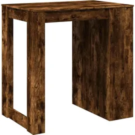 vidaXL Bartisch Räuchereiche 102 x 70 x 103,5 cm Braun