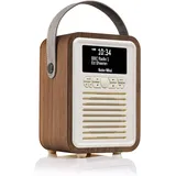 VQ Retro Mini DAB Radio Walnuss