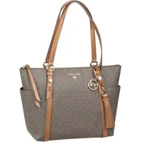 Michael Kors Handtasche Sullivan Medium TZ Tote MK Signature Shopper Braun Damen