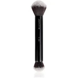 Brushworks Double Ended kleiner Pinsel zum Auftragen von flüssigen, cremigen sowie pudrigen Produkten Typ NO. 6 1 St.