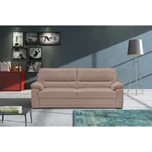 Egoitaliano Ecksofa Leder 3-Sitzer Braun