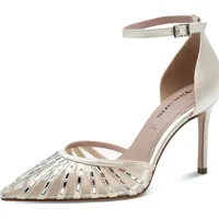 TAMARIS Damen Pumps mit Stilettoabsatz, weiß, 39 EU