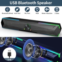 Kabelgebundene USB-Soundbar Computer Bluetooth Lautsprecher für Laptop Desktop