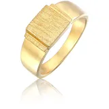 KUZZOI Ring 925 Sterling Silber Siegelring in Gold | Gr.: 64