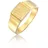 KUZZOI Ring 925 Sterling Silber Siegelring in Gold | Gr.: 64